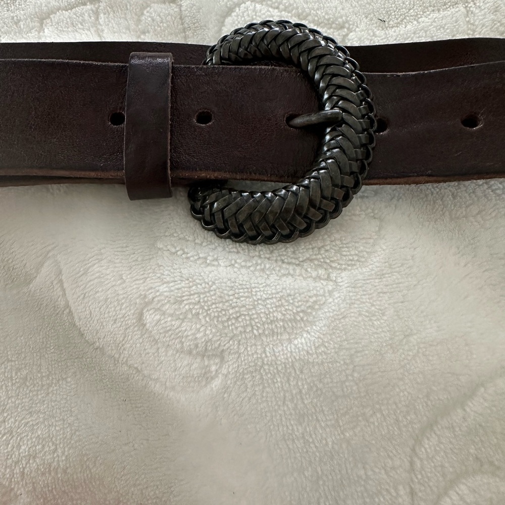 Banana Republic Dark Brown Leather Belt